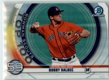 2020 Bowman Chrome BOBBY DALBEC Scouts Top 100 Refractor #BTP-59 Red Sox