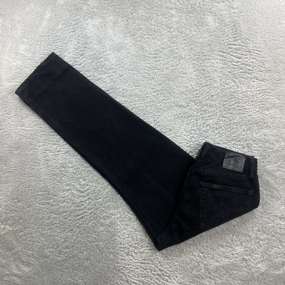 LEE Herren Jeans Hose W31 L30 schwarz Vintage Denim regular Fit Straight retro