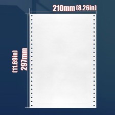 Continuous Needle Printer Computer Paper Single Sheet Dot Matrix Printing Form — image 7