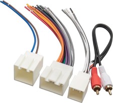 Radio Wiring Harness w/RCA Plug Fit for Ford 2000-2005 Explorer 1998-2003 Mercur