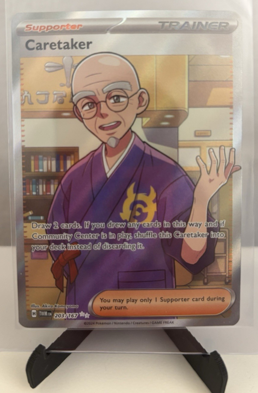 Caretaker - 203/167 - NM - Ultra Rare - Twilight Masquerade - Pokemon