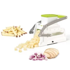 Starfrit Pro Fry Cutter & Cuber - 3-in-1 - Homemade French Fries Slices and D...