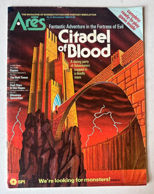 Ares Magazine Arena of Death #05 November 1980