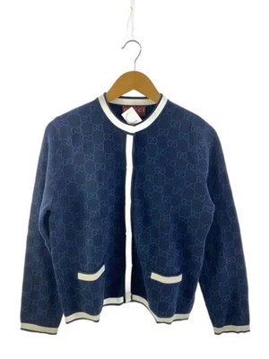 GUCCI/Cardigan (lightweight)/XL/Cotton/Navy/836304 XKE0P | eBay