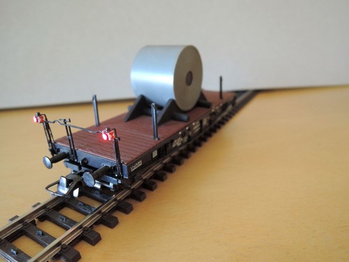 Roco 46384 AC, Schwerlastwagen Slmmp der NS Niederlande, mit LED-Schlusslaternen | Zustand: Gebraucht