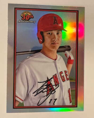 2019 Bowman - 1989 Bowman Baseball 30th Anniversary Chrome Shohei Ohtani #B30-SO