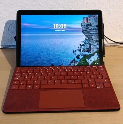 Microsoft Surface Go 2 | 128GB 8GB WiFi W11 Pro | Intel M3 8100Y - Zubehörpaket 