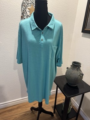 Ahead U.S.A. Brand Men's Teal Polo Shirt Size XL