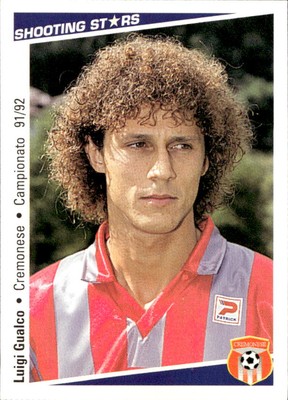 card Merlin Shooting Stars 1991 # 62 Cremonese Gualco
