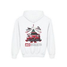 2014  2020 Alfa Romeo 4C Kids Hoodie - Motorsport Kids Sweater Gift