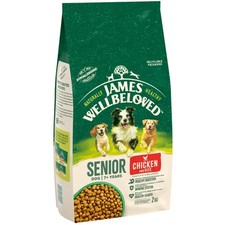 James Wellbeloved Dog Senior Chicken & Rice Dog Food Dry 2kg 10.00 per kilo