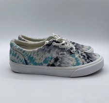 Women  s Vans Doheny Tie Dye Lace Up Skate Shoes Size 10 / NIB Blue White 508731