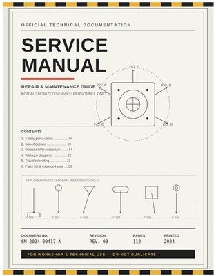 Hewlett Packard HP-41c 41CV 41X Calculator Service Manual