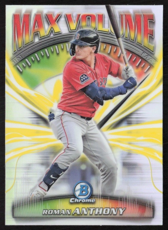 2025 Bowman Chrome Max Volume Roman Anthony #MV-8 GS1-1