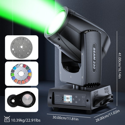230W Moving Head Light Stage Light Beam Zoom Sharpy 24Prism DMX DJ Party Show