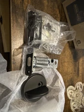 Schlage B-Series B60622 Matte Black Single Cylinder Keyed Entry Grade 1 Deadbolt