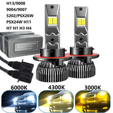 9007 9004 H13 9008 LED Headlight Bulb Car Fog Light HB3 9006 HB4 H1 H7 H11 H8 H9