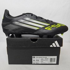 Adidas F50 League FG MG Soccer Cleats JI0007 Black Lucid Lemon Mens Size 11