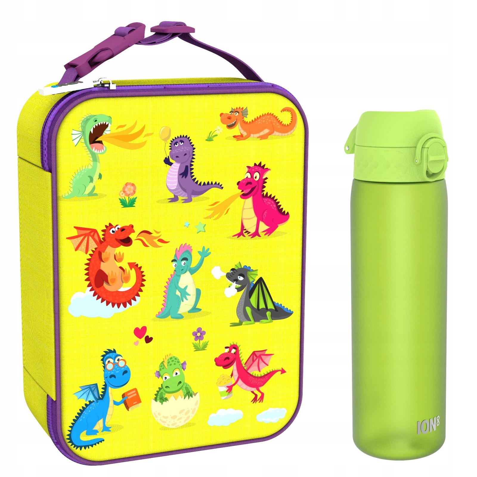 0,5l Trinkflasche & Lunch Bag Set für Kindergarten/schule
