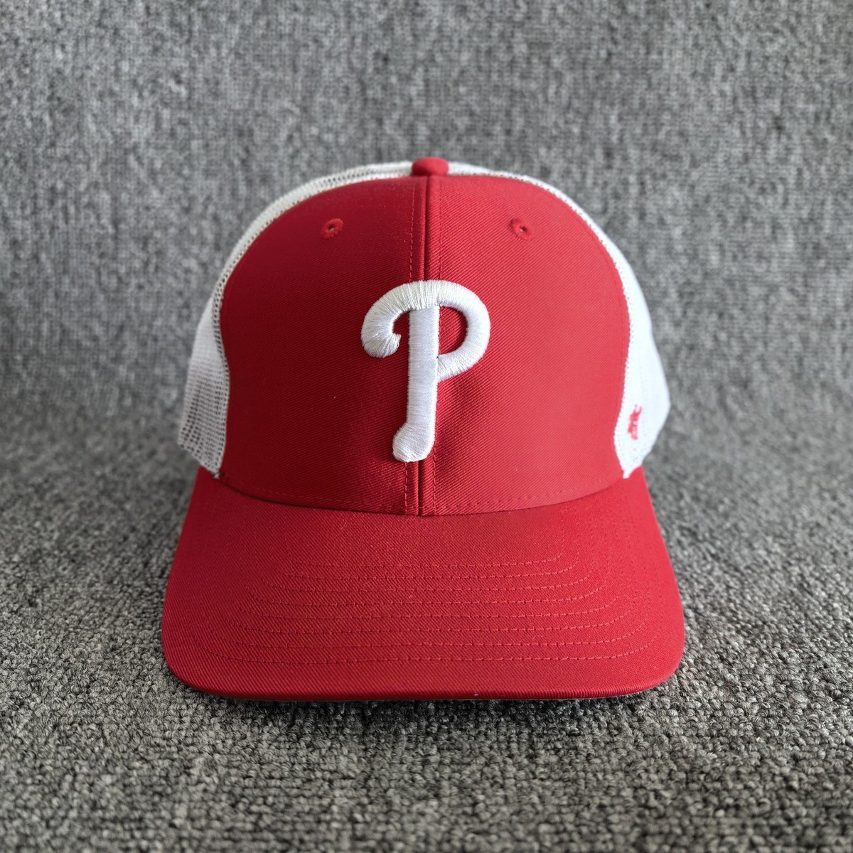 47 Brand Philadelphia Phillies MLB Red White Trucker Snapback Hat Cap
