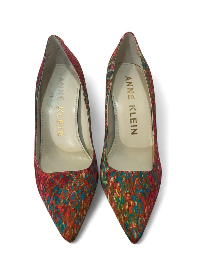 "Bombas Anne Klein Akhollyn Bright Multi 3"" talla 6 Boho Festival ligeramente usadas" Foto 2 de 4