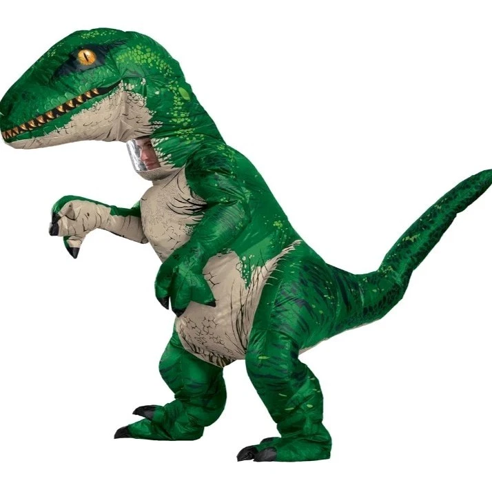 Rubies Jurassic World: Disfraz Inflable T-Rex para Adultos, Unisex Talla Única. 28 Foto 4 de 4