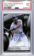 2025 Topps Chrome Black #CBA-FTH Frank Thomas PSA 9 MINT Auto White Sox 