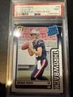 DRAKE MAYE 2024 Donruss RATED ROOKIE THROWBACK RC PSA 9 #49 New England Patriots