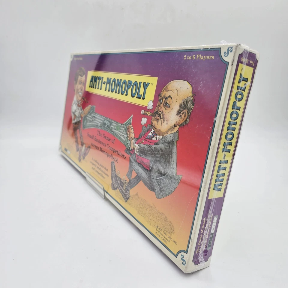 100% COMPLETE & CLEAN! | Anti-Monopoly Board Game (Talicor) 1995 | Vintage VG - Image 4 of 4