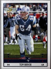 2005 Score - Tedy Bruschi #171 Scorecard /599