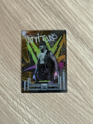The Undertaker 2025 Topps Finest WWE Attitude Refractor Rare /20