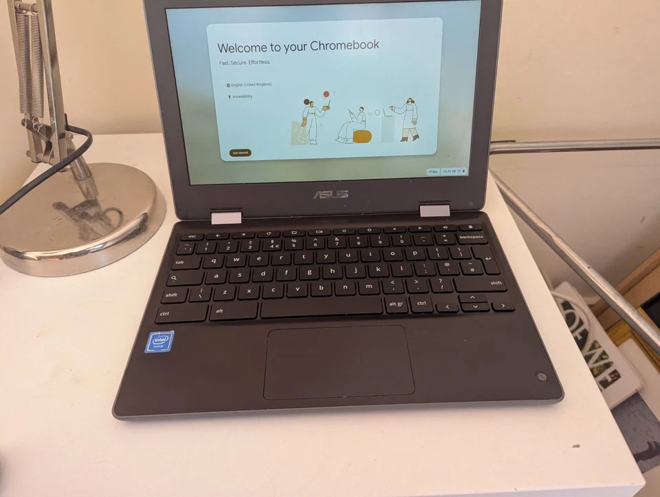 Chromebook C214M ASUS Flip Dark-Grey 11.6" 4GB Ram WiFi 32GB Laptop - Image 4 of 4