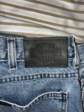 VTG Harley Davidson Boot Cut Blue Denim Jeans...