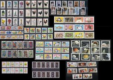 12 séries complètes de timbres oblitérés de 2016 - inclus croix rouge