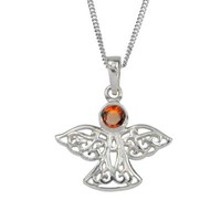 Celtic Birthstone Angel January - Garnet - 9033 Celtic Birthstone Angel January - Garnet - 9033
