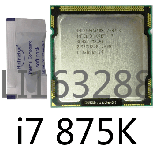 Intel Core i7-875K 2,93GHz Quad-Core 2,93 GHZ 8MB Socket 1156 CPU Procesor - Zdjęcie 1 z 1