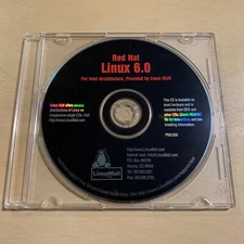 Red Hat Linux 6.0 Operating System Software Bootable CD Installer Disc