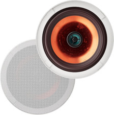 6.5" Bluetooth Ceiling Speakers - 300W Flush Mount 2-Way Home Audio Pair