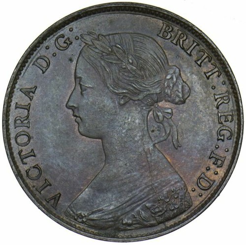 1967 Great Britain Elizabeth II One Penny - Stunningly Toned! PCGS
