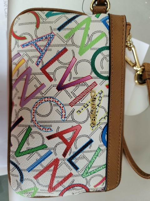 calvin klein rainbow purse