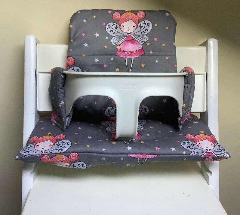 Cushion to fit Stokke Tripp Trapp Highchair with babyset, 'Fairy Princess'