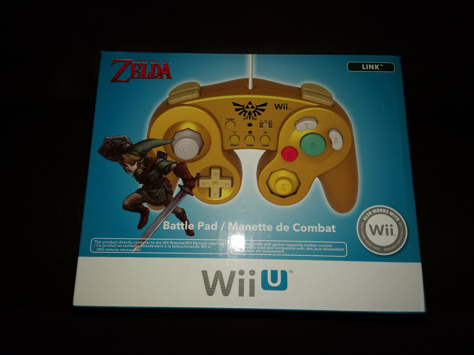 Hori Battle Pad For Wii U Link Version Tiendamia Com