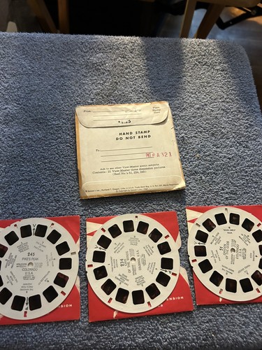 VIEW MASTER 3D REELS: PIKES PEAK-3 REELS-UNOPENED PACKAGE - Picture 6 of 6