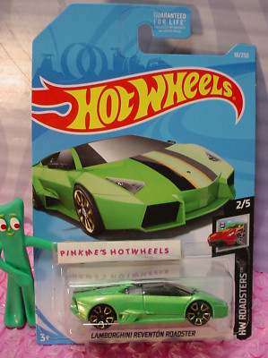 2019 Hot Wheels LAMBORGHINI REVENTON ROADSTER #18 ☮ green;trap5