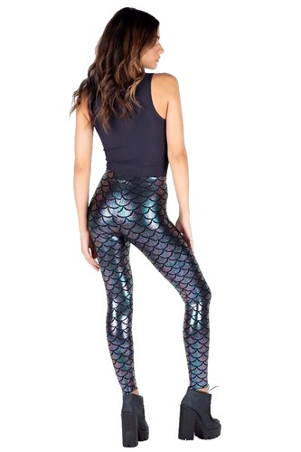 Fommos Women's Black Lined Leggings Size L | eBay