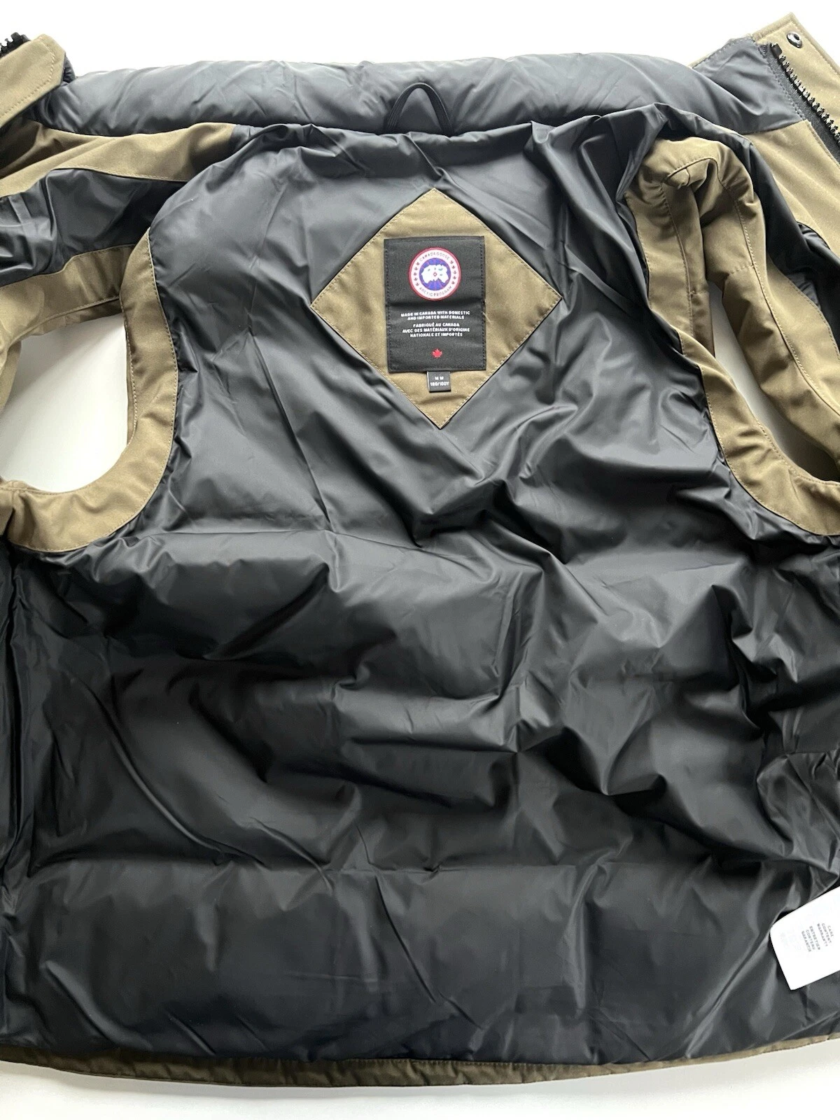 Gilet freestyle originale Canada Goose M L gilet giacca felpa con cappuccio maglione cappello