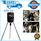 Deer Feeder Kit Game Hunting 225 Lbs Barrel Timer 6V Battery Kit New
