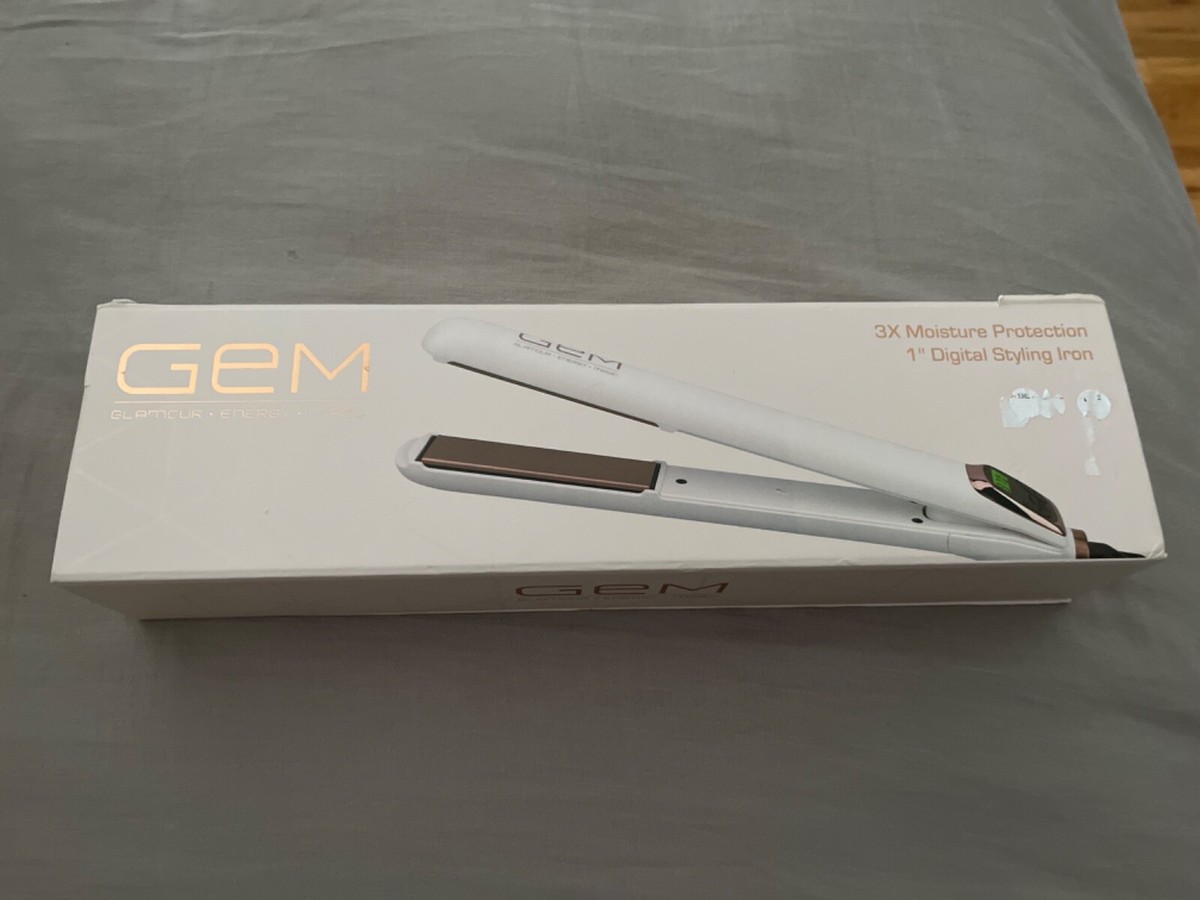 Flat Styling Iron Straightener Gem 3x Moisture Protection for sale