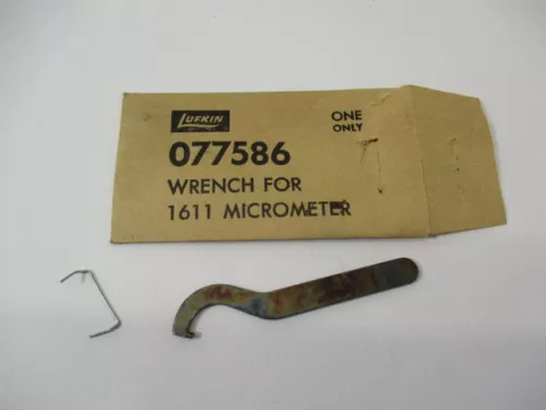 NEW - LUFKIN # 077586 Micrometer Adjustment Spanner Wrench Fits: Starrett NOS