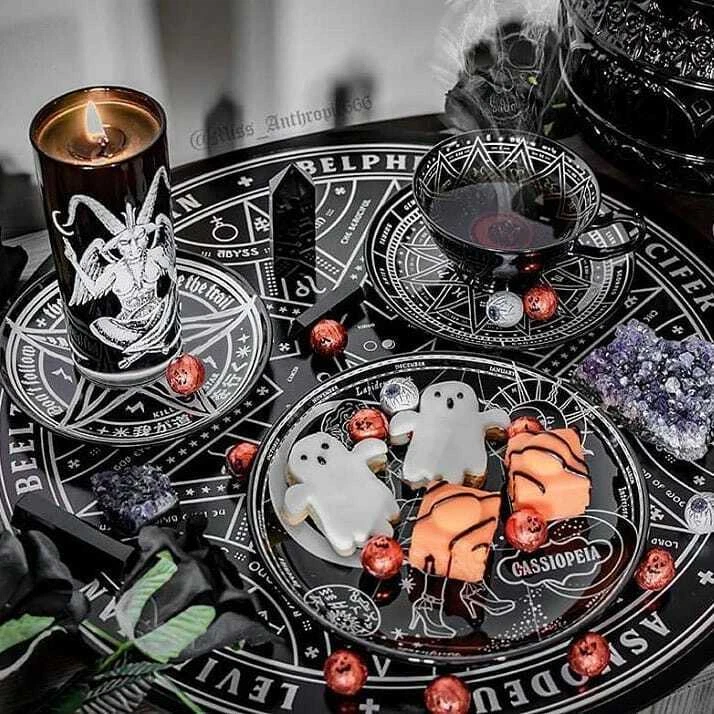 Killstar Zodiac Céleste Horoscope Lune Victorien Thé Cup Et Soucoupe KSRA001623 - Photo 4/4